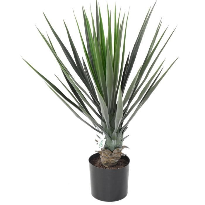 Plante artificielle haute gamme Spécial extérieur - YUCCA Artificiel - Dim  : 60 x 40 cm -PEGANE - Cdiscount Maison