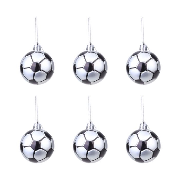 6pcs Belle Boule De Noel Decorations En Plastique Boules Delicates Babiole Suspendues De Fete Pour La Maison Decorative Object Achat Vente Objet Decoratif Cdiscount