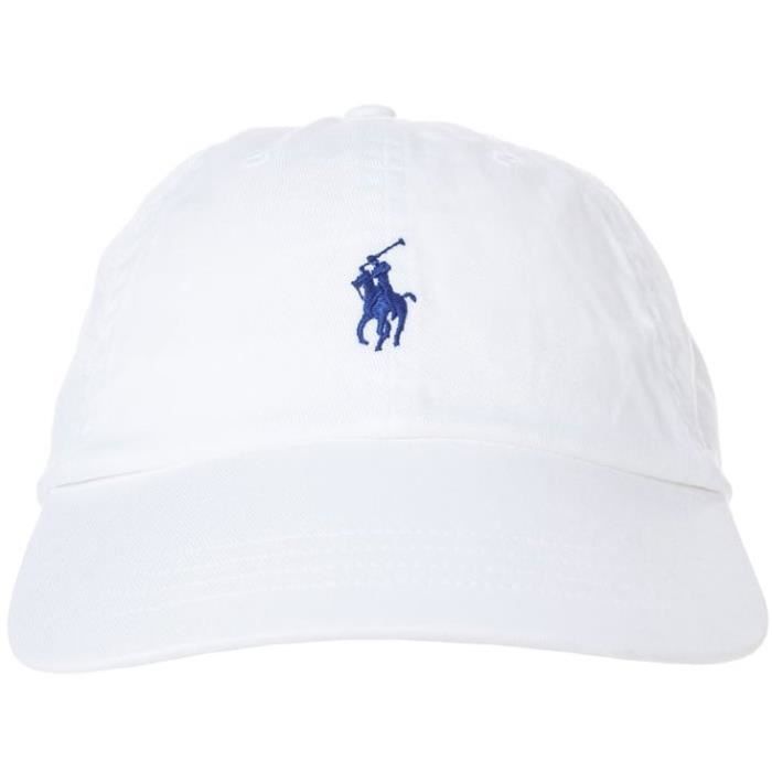 casquette blanche ralph lauren