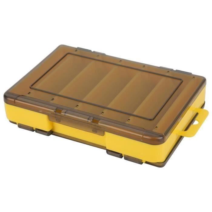Boîte de rangement pour leurres de pêche - Boîte de rangement double