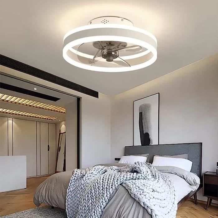Ventilateur de Plafond - RUMOCOVO - C-3 - Eclairage LED Dimmable - Silencieux - Moderne - Rumocovo