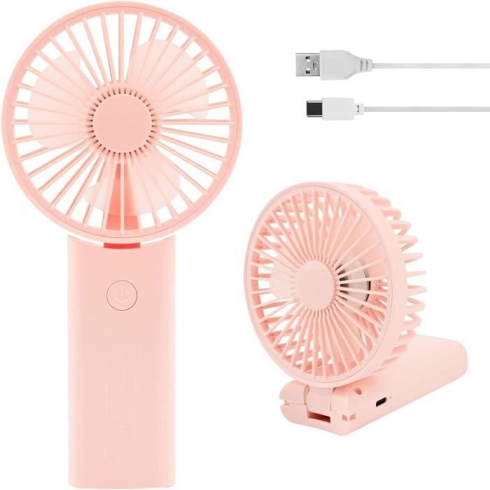 Ventilateur Portable Rechargeable Pour Cou/ceinture - 10 000 MAh, 3 Vitesses, étanche | Idéal Randonnée, Sport