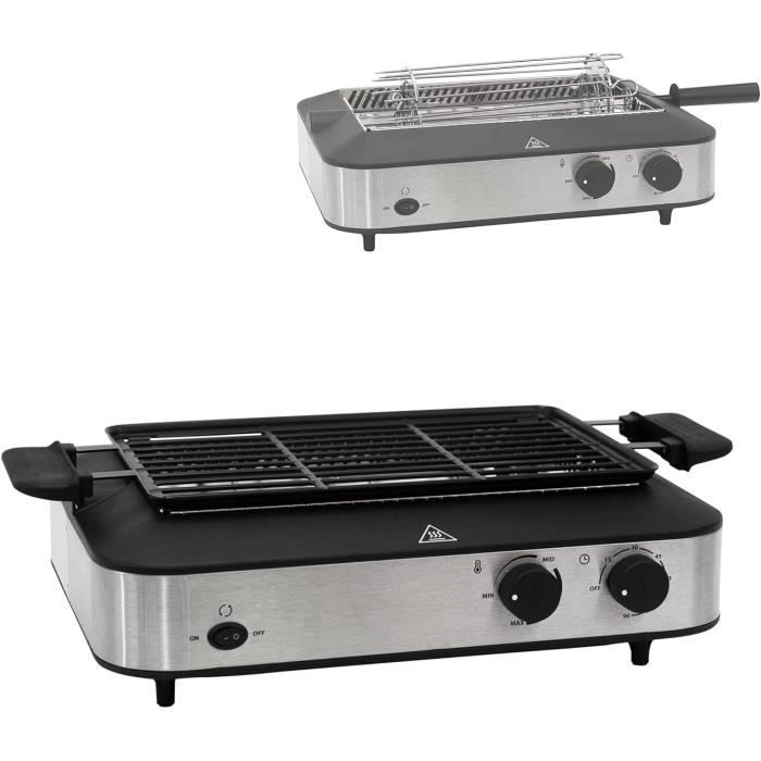 Grill Vertical à Kebab Gaz 3000W - Acier Inoxydable, Capacité 8 Kg, Température Réglable 50-300°C - 7