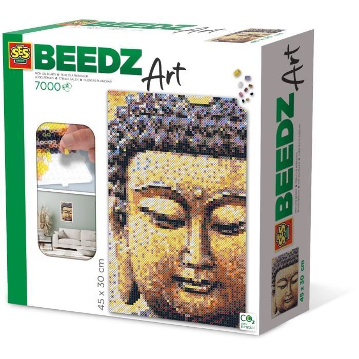 Kit Perles à Repasser Bouddha 7000 - SES CREATIVE - Enfant - Multicolore