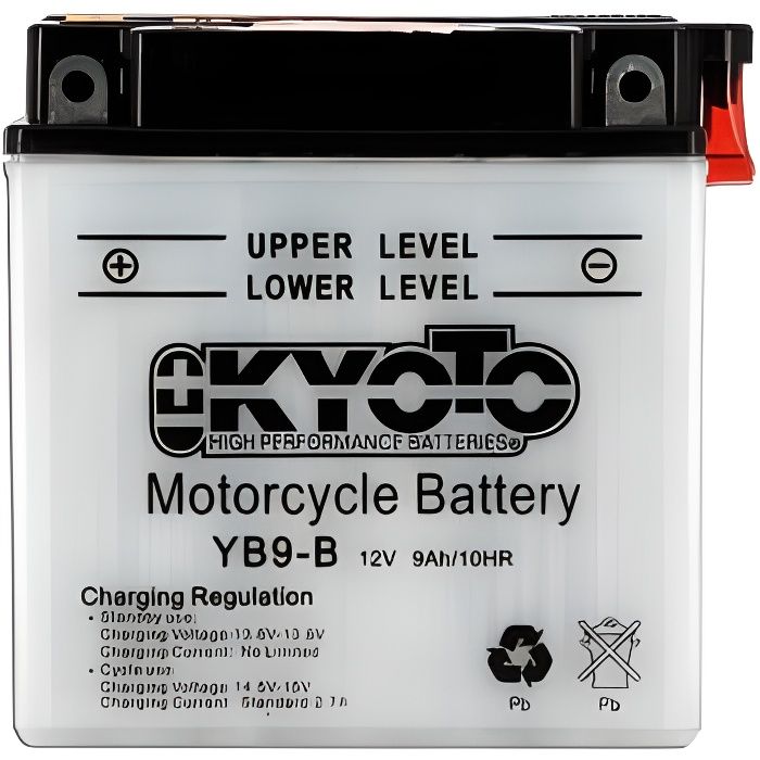 KYOTO - Batterie moto - Yb9-b - L 137mm W 76mm H 140mm