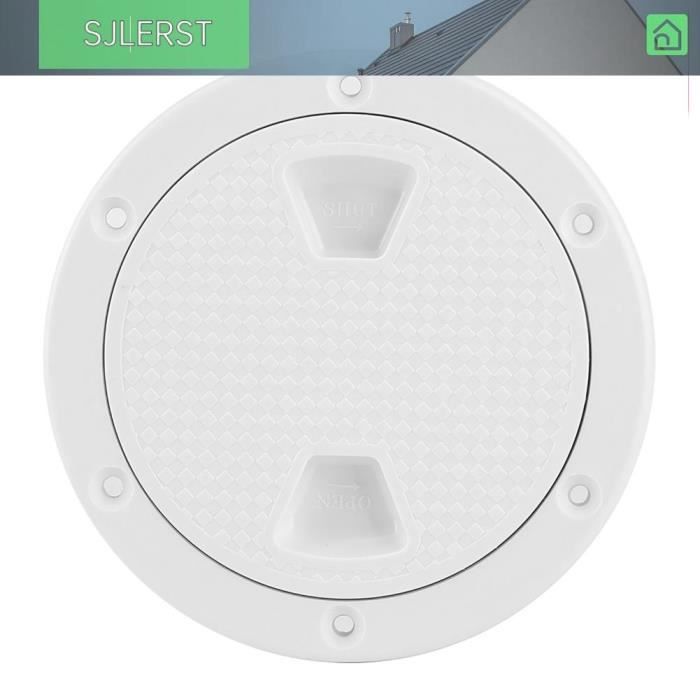 Comparer les prix de Couvercle de Trappe - SJLERST - Rond - ABS - 4 Pouces - Résistant aux UV