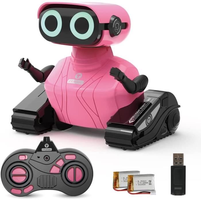 HONGCA Robot Jouet Enfant, Robots Intelligent avec Programmation, Jouet  télécommandé interactif pour Filles et garçons, Cadeaux 74