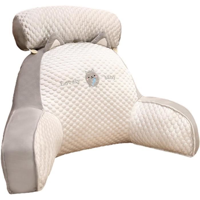 Oreiller De Lecture Pour Lit Adulte Oreiller De Lecture Coussin Dossier Triangulaire Lombaire - Confort Lecture Et Détente Au Lit Ou Canapé