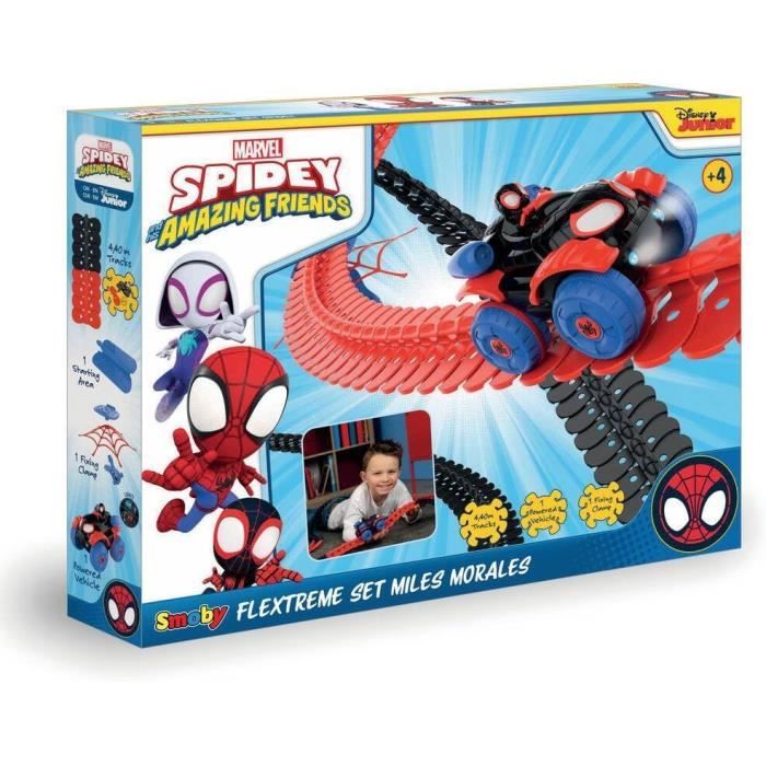 Smoby FleXtreme Discovery Set Superloop – 184 Pezzi Per Pista Da 4,40 M, Dai 4 Anni In Su