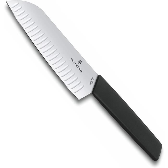 Vente couteau de Chef Santoku No 2 couteaux de cuisine professionnels en acier i