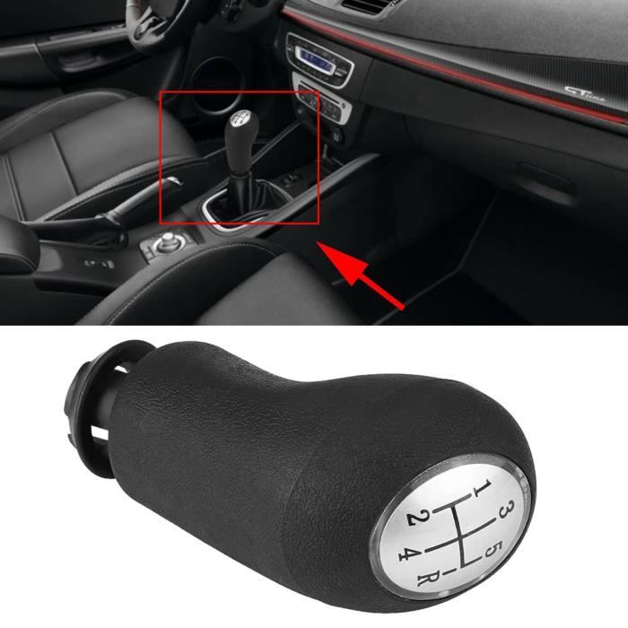 Pommeau Levier Vitesse 5 Vitesses Pour Renault Clio 3 Mégane 2 Scénic 2