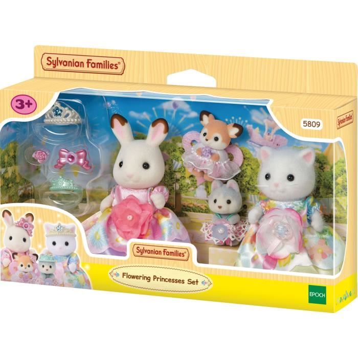 Personnage articulé Sylvanian Families Princesas con vestidos de flores Princesse - vue 2