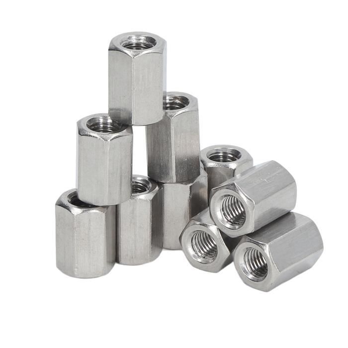 Raccord Universel Tout Métal à Bride - Écrou Hexagonal En Acier Inoxydable 304 - Neuf Sous Emballage