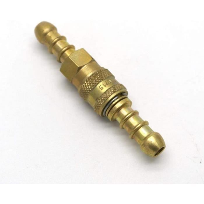 Lot De 2 Raccords De Tuyau De Gaz En Laiton - Double Mamelon | FindTheDeal