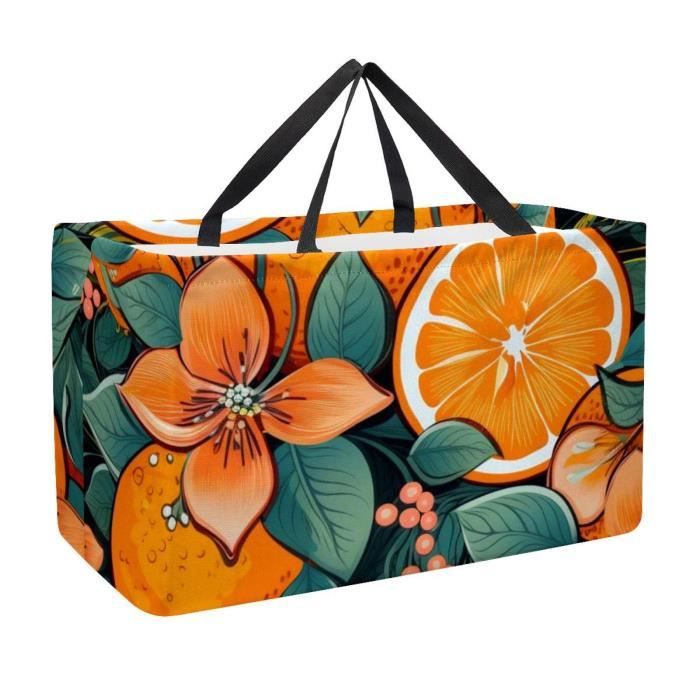 Panier à Provisions Pliable Isotherme 30L - Cadre Aluminium - Couvercle Et Fermeture éclair - Pour Pique-nique, Courses