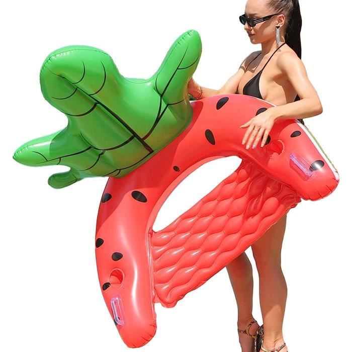 BOUEE,Bleu--Porte gobelets gonflables pour piscine, série fruits