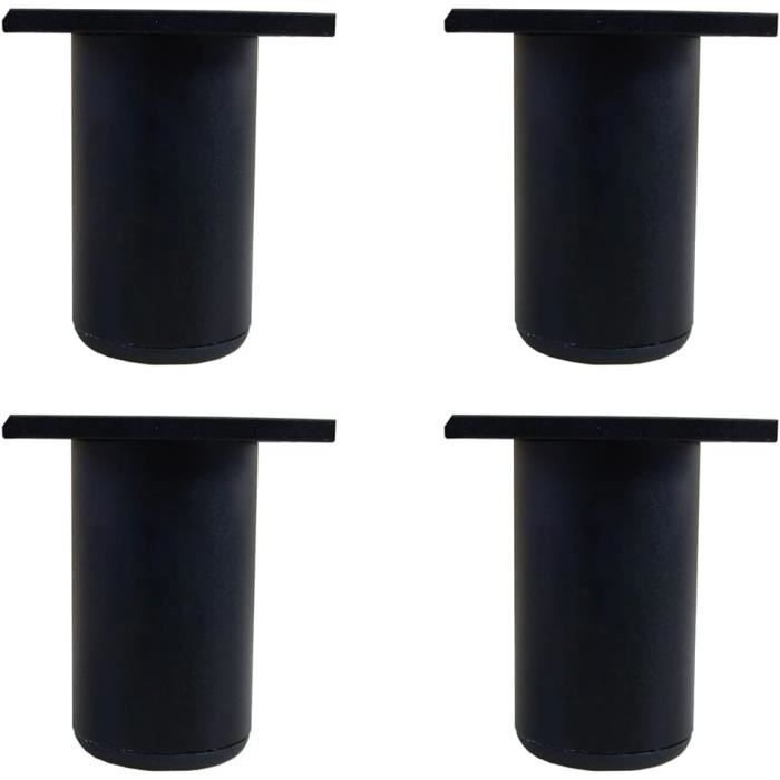 Lot De 4 Pieds De Meubles De Cuisine En Aluminium - Réglables - Ronds Pied De Support Pour