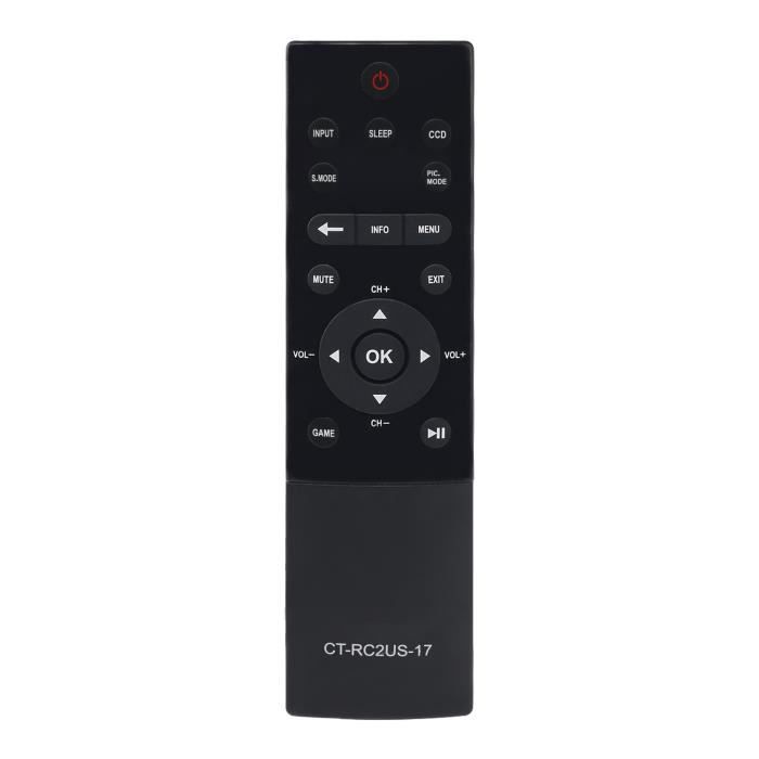 Remplacement Toshiba TV pour CTRC2US17 55L621U 49L621U