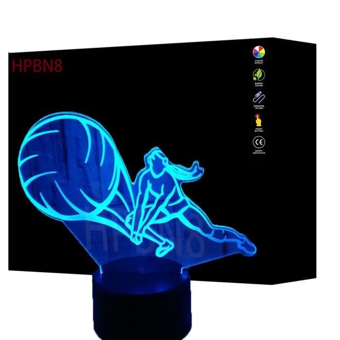 3D Football LED Lampe Art Déco Lampe La Couleur Changeant