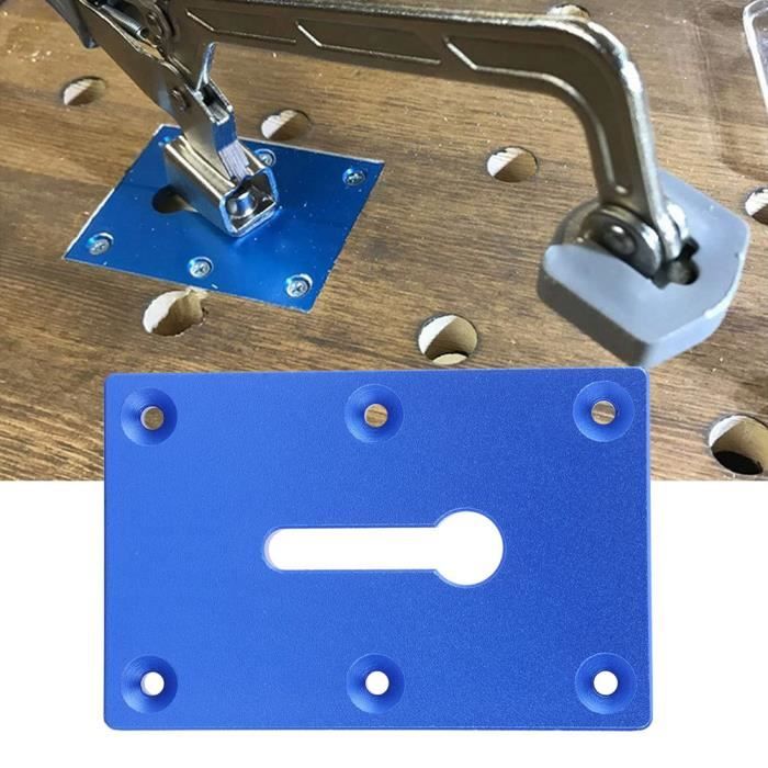 Lot De 2 Pinces De Fixation Pour Tiroirs - Acier Inoxydable, Réglables, Pour Montage Meubles