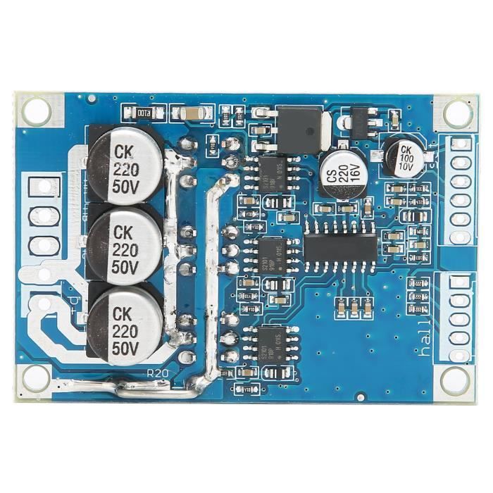 Contrôleur Moteur Sans Balai 12V-36V 500W 15A Hall BLDC - Carte Conducteur Voiture Équilibrée