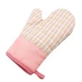 1 paire de gants de four de cuisson épaissis croisés isolants antidérapants de anti-brûlure pour plats  GANT DE CUISINE - MANIQUE-1