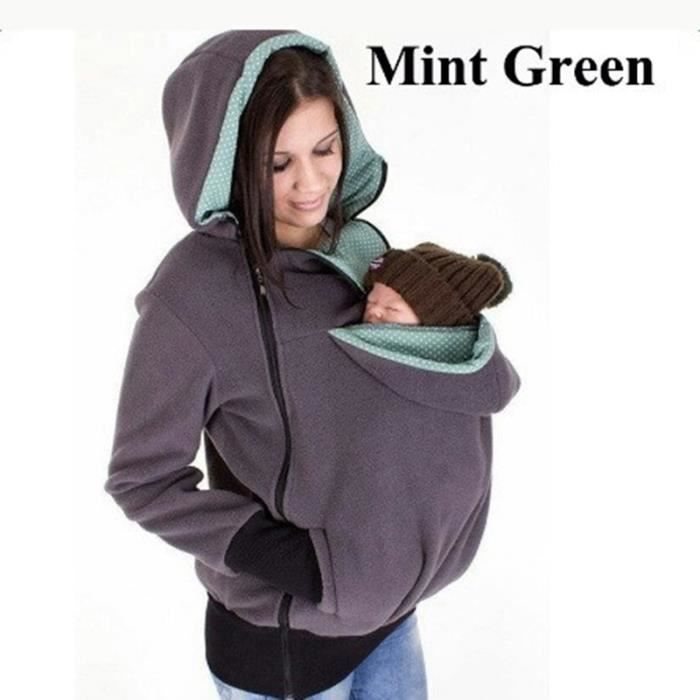 manteau femme pour porte bebe