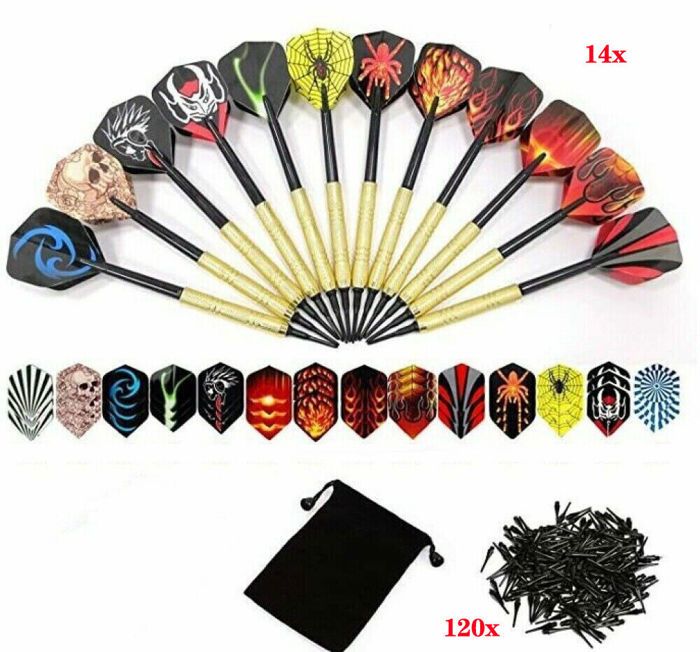 Flights De Fléchettes WINMAU Prism Delta – Noir Et Arc-en-ciel, 100 Microns, 3 Vols Par Pack