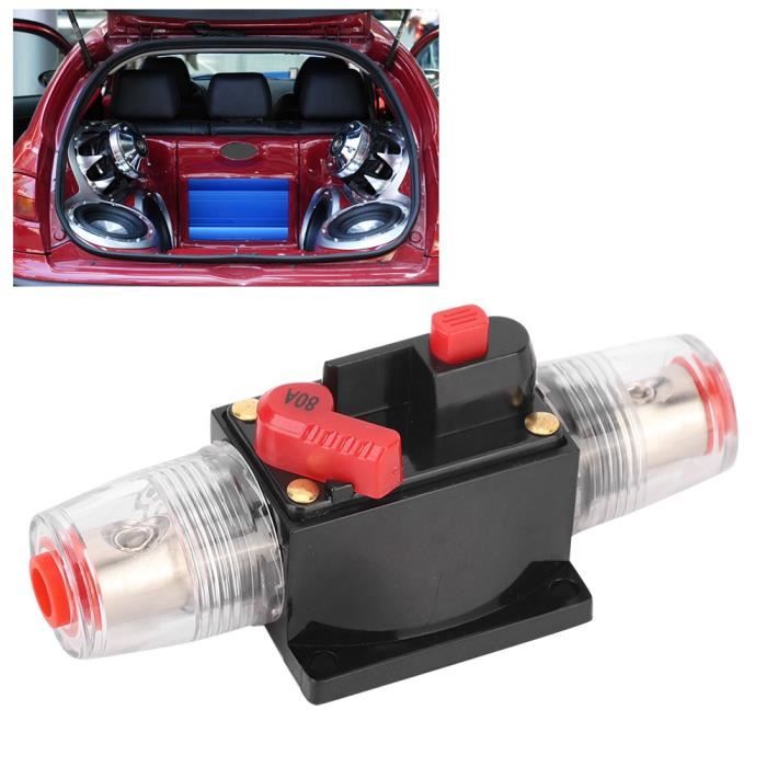 Disjoncteur Audio Voiture EBTOOLS 40A - Réinitialisable 12-24V Pour Amplificateur Et Camion