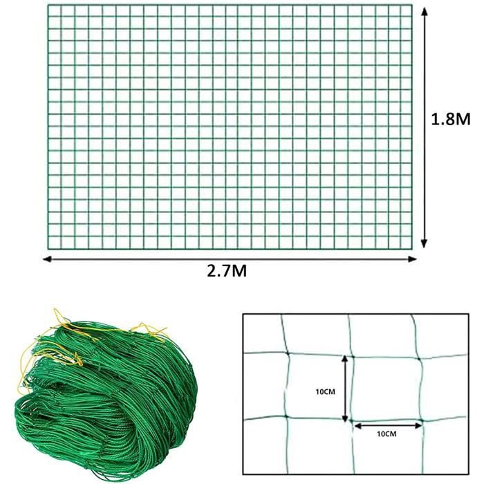 Filet De Treillis élastique Pour Plantes - 100x100 Cm, Avec Crochets, Support Robuste | Pour Tentes De Culture, Jardinage Intérieur - 5