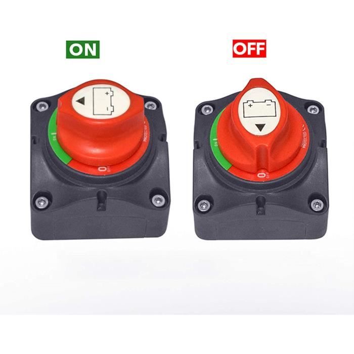 Interrupteur Isolateur Batterie 275A Continu - Pour Bateau, Yacht, Véhicule