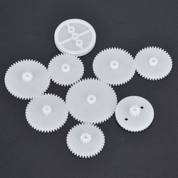 Kit Double Engrenages Pour Modélisme Et DIY Voitures/Jouets - Pièces Mécaniques