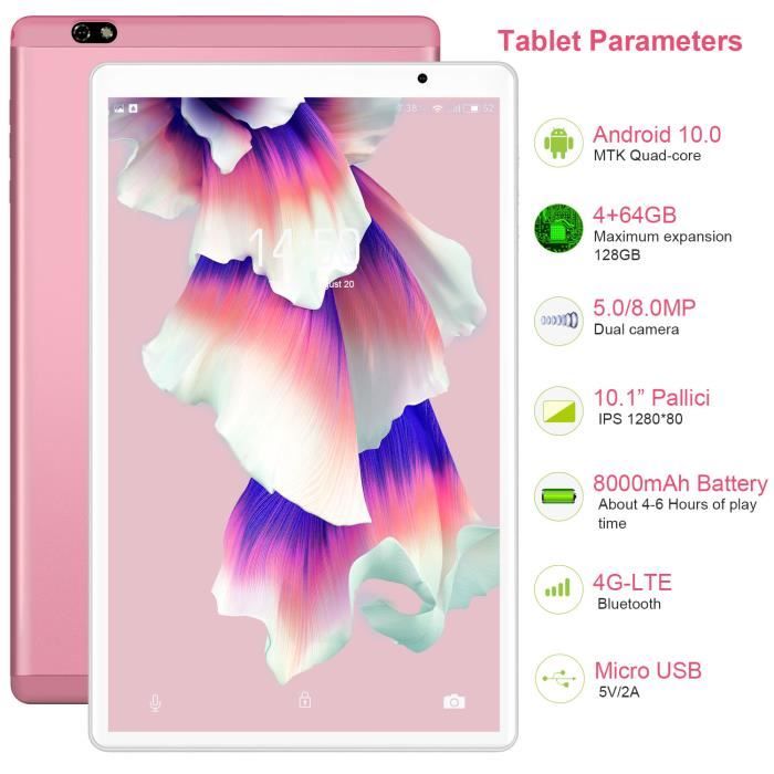 4G Tablette Tactile Ecran 10 Pouces - Doule SIM/WiFi1