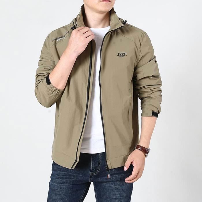 Veste de Randonnée Homme Extérieur Imperméable avec Capuche