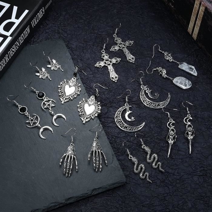 Boucle d'Oreille Chaine Gothique | Chic et Chaine