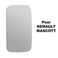 GLACE DE RÉTROVISEUR À COLLER prévu pour RENAULT MASCOTT DE 1999 À 2013-2