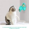 Cocopar jouet pour chat moulin à vent jouet tourbillonnant  pour chat drôle jouet pour chat scratching tickle bleu-2