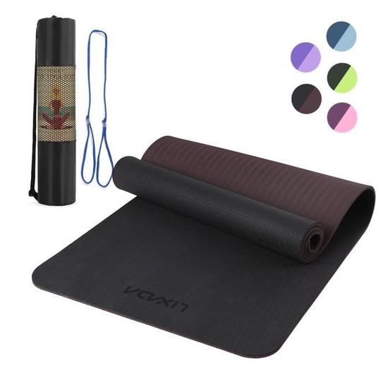 Tapis de sol,tapis de Yoga Double couleur, Portable, épais, antidérapant,  pour l'entraînement, 72.05 x pouces - Type Color 3 - Cdiscount Sport