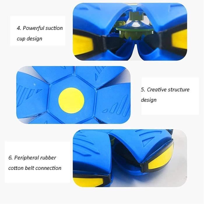 Magic UFO Ball with Lights UFO Magic Ball Deformed Flying Saucer