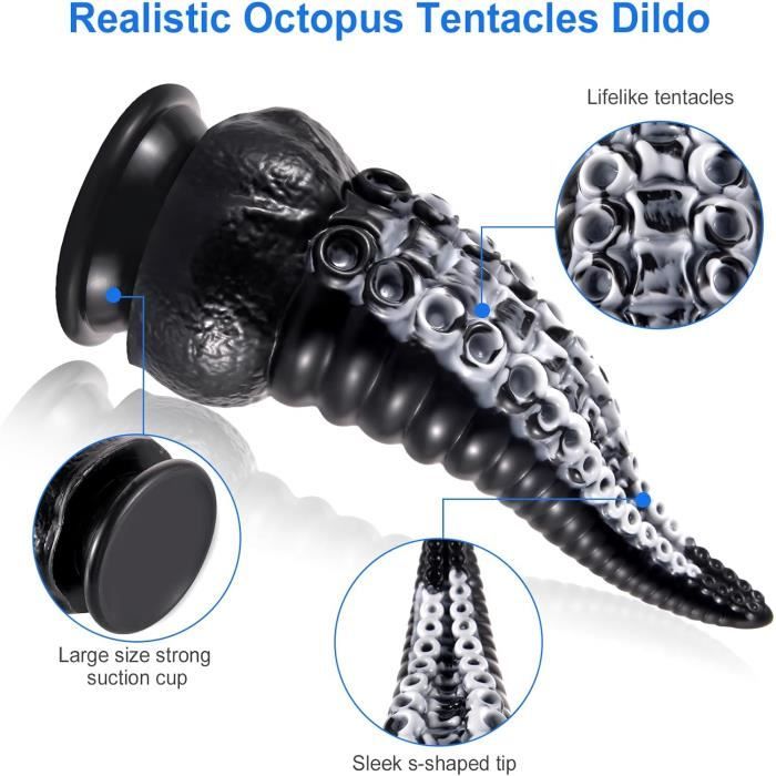 Godemichet réaliste PVC doux souple texture détaillée testicules base ventouse robuste fixation surfaces lisses diamètre 5cm longueur 20cm main image 1