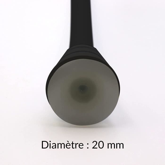 D'TORRES Tringle à Rideau Extensible Par Pression 110-300 Cm - Sans Percage Pour Douche, Placard Et Séparateur D'Espace - Acier Inoxydable Antirouille