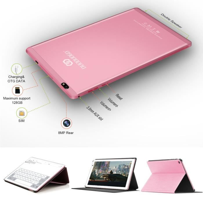 4G Tablette Tactile Ecran 10 Pouces - Doule SIM/WiFi2