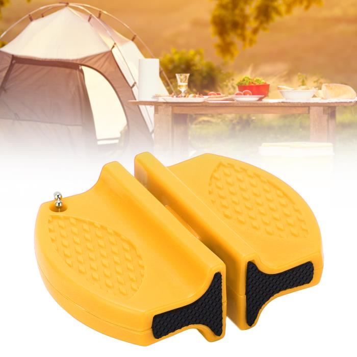 2 Pièces Aiguiseur De Couteaux De Poche Portable - Affûteur Diamanté Multifonction Pour Cuisine Et Plein Air