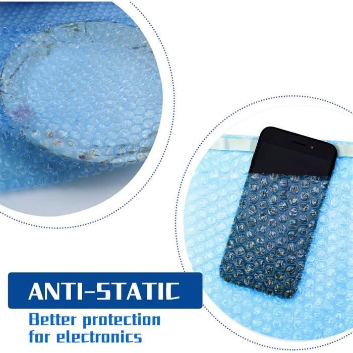 Rouleau De Papier Bulle – 50 M X 150 Cm – Protection Pour Emballage Et Expédition – Bulles De 5 à 10 Mm