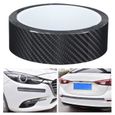 Film protecteur noir en fibre de carbone pour les portières de voiture Sticker anti-rayures - SALUTUYA - 3cm x 3 mètres-3