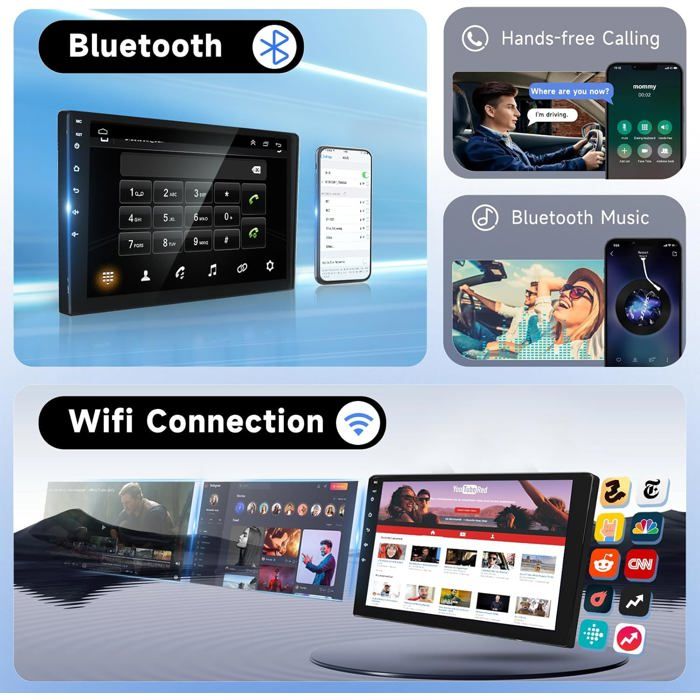 Podofo Carplay autoradio voor Citroën C4 2004-2009, 9-inch touchscreen autoradio 2G 64G met draadloze Apple Carplay Android Auto, Bluetooth/Mirror Link/GPS/WiFi/FM/RDS achteruitrijcamera Podofo Carplay autoradio voor Citroën C4 2004-2009, 9-inch touchscreen autoradio 2G 64G met draadloze Apple Carplay Android Auto, Bluetooth/Mirror Link/GPS/WiFi/FM/RDS achteruitrijcamera