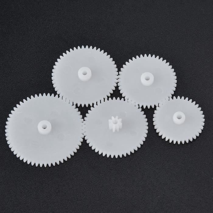 Engrenage en plastique 30 x 0,5 module 8 dents pour arbre de moteur de voiture jouet de 2 mm on