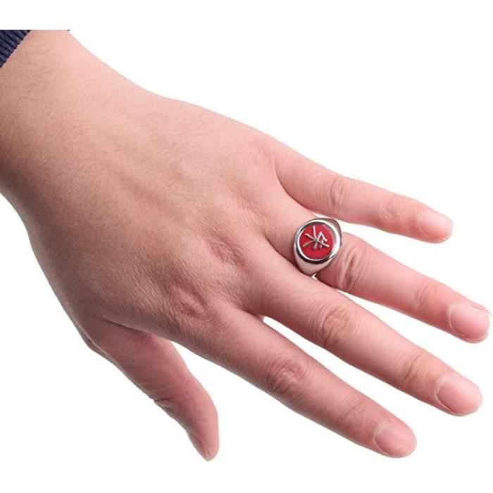 Lumineux Bague Akatsuki Uchiha Itachi Shu Cosplay Anime Anneau