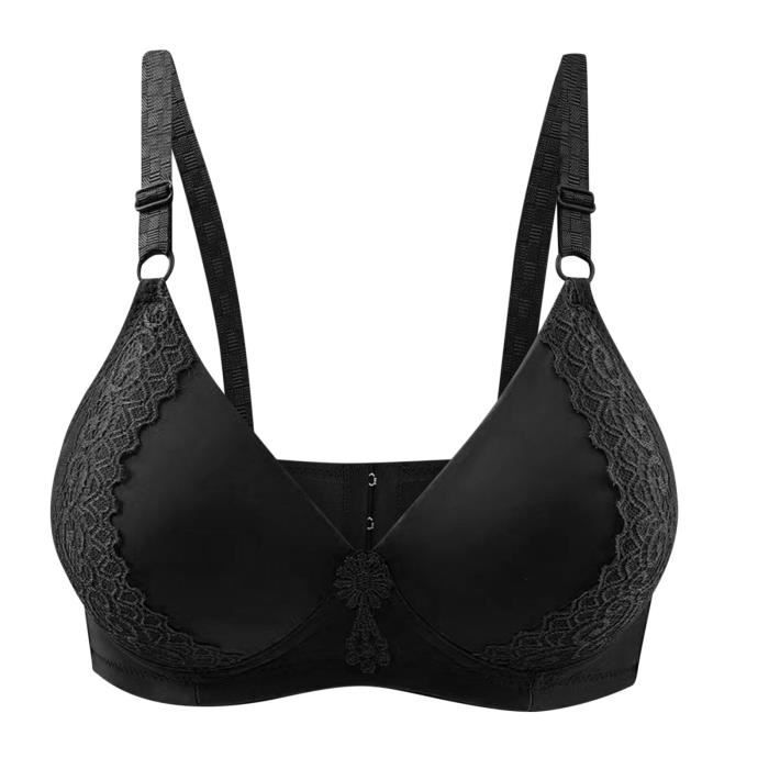 Soutien-gorge Balconnet Vert 100D Sans Armatures En Coton Grande Taille