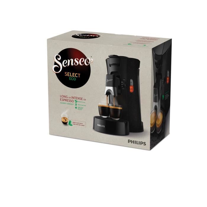 Machine à café Senseo Select CSA240/61 - 1 bar - noir intense pas